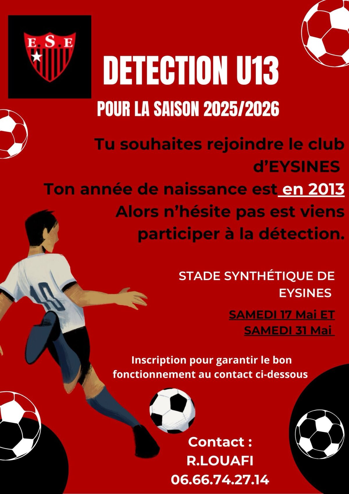 DETECTION U13 SAISON 2025/2026