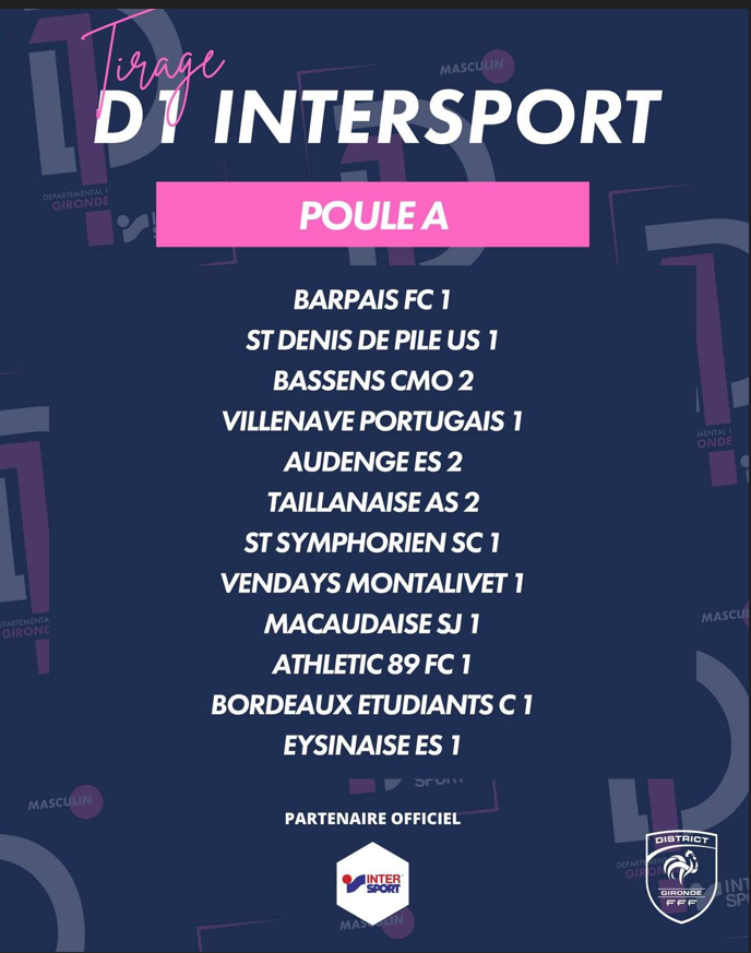 POULE SENIORS A