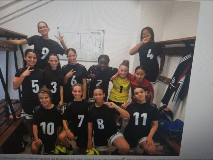 VICTOIRE DE NOS U15 FILLES 5 – 3 A BLANQUEFORT