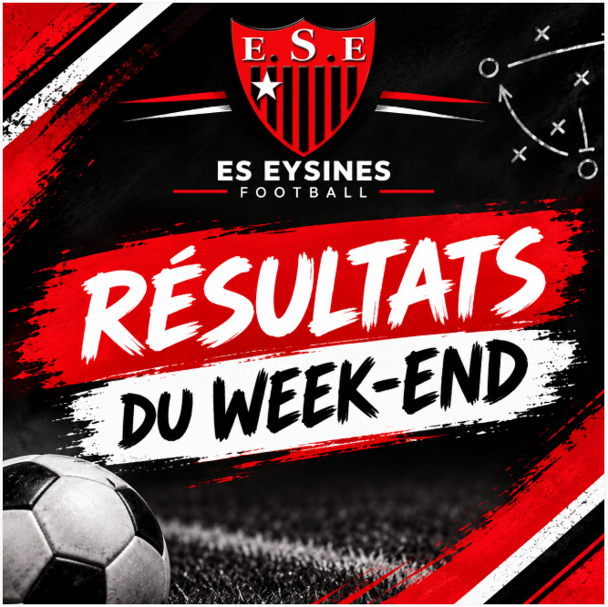 ⚽ RÉSULTATS DU WEEK-END – ES EYSINES FOOTBALL